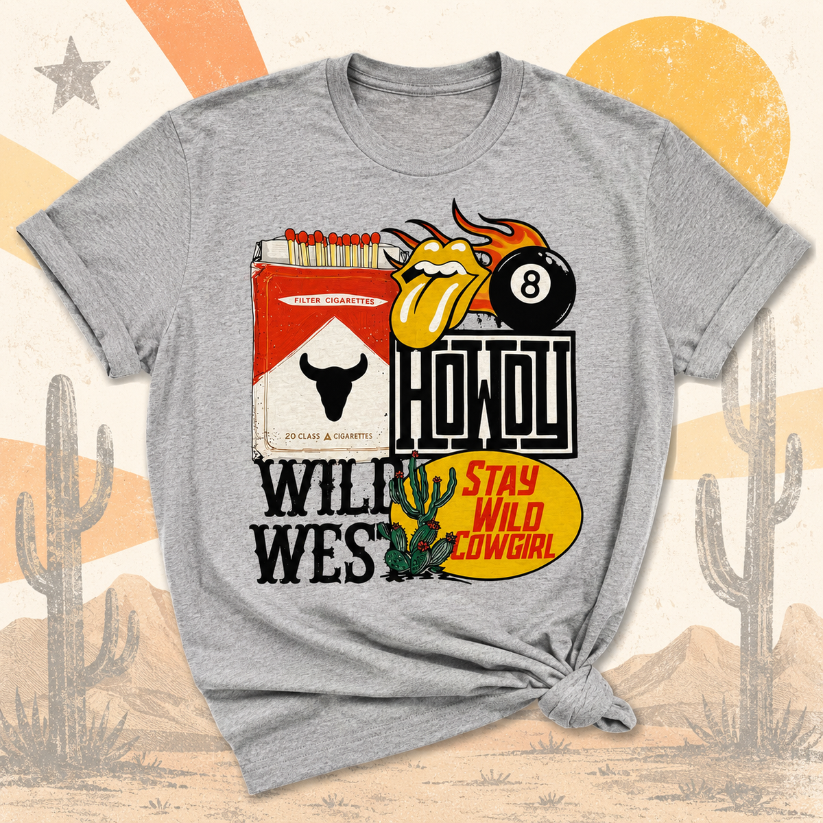 Stay Wild Cowgirl Graphic Tee