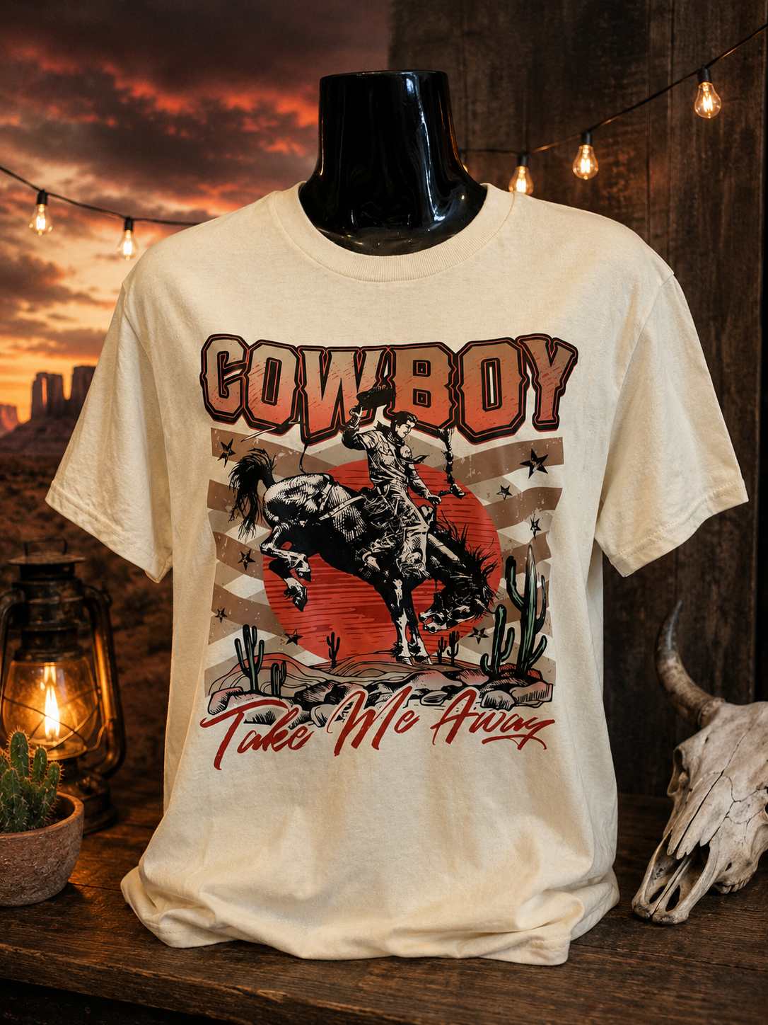 Take Me Away Cowboy Tee