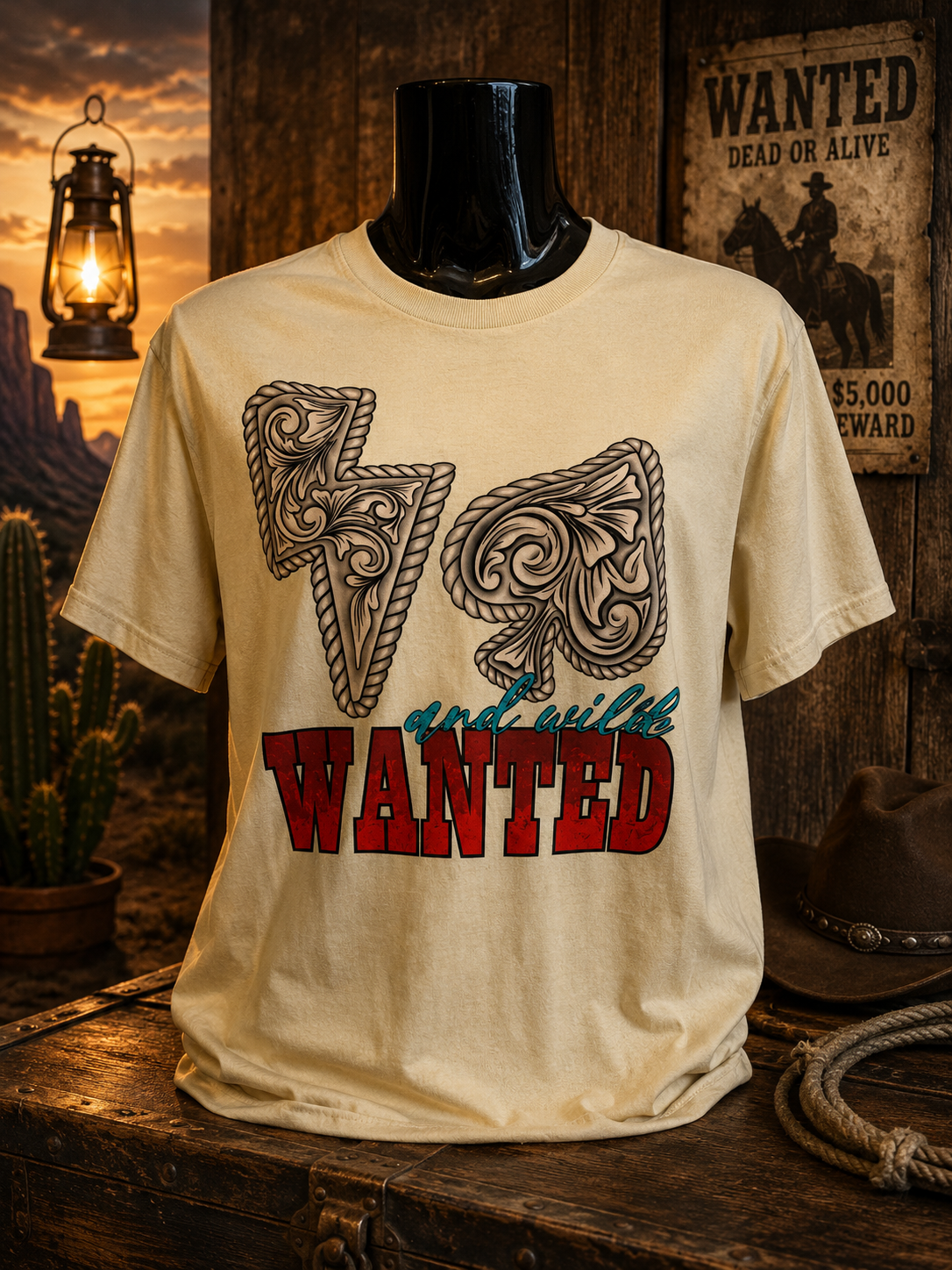 Wild & Wanted Western Tee