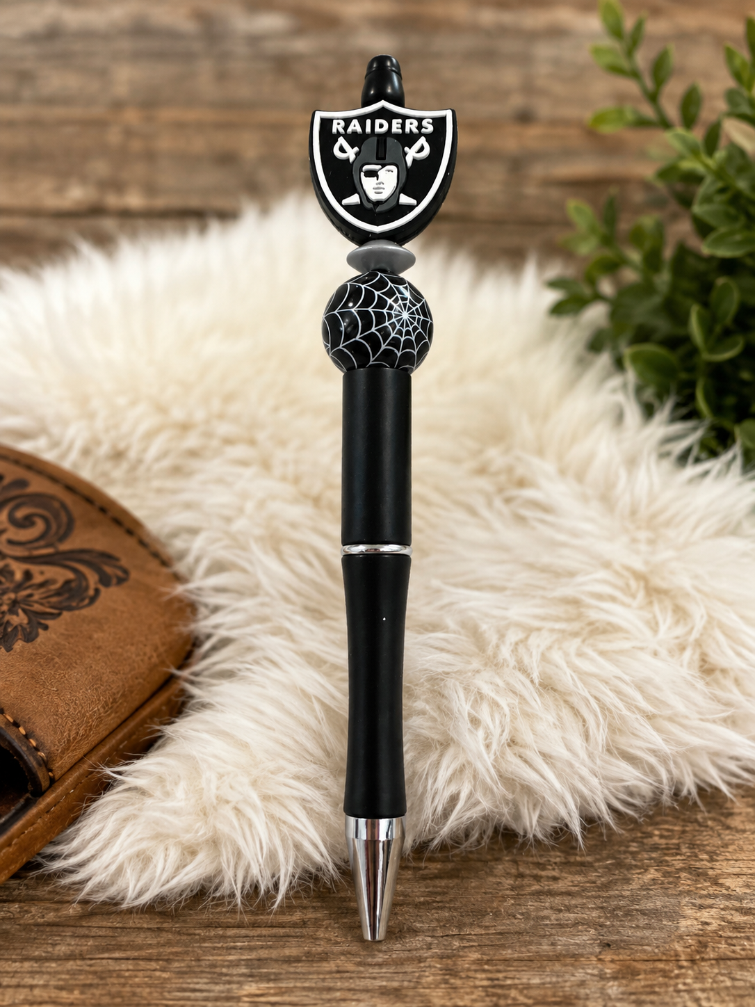 Raider Nation Beaded Pen