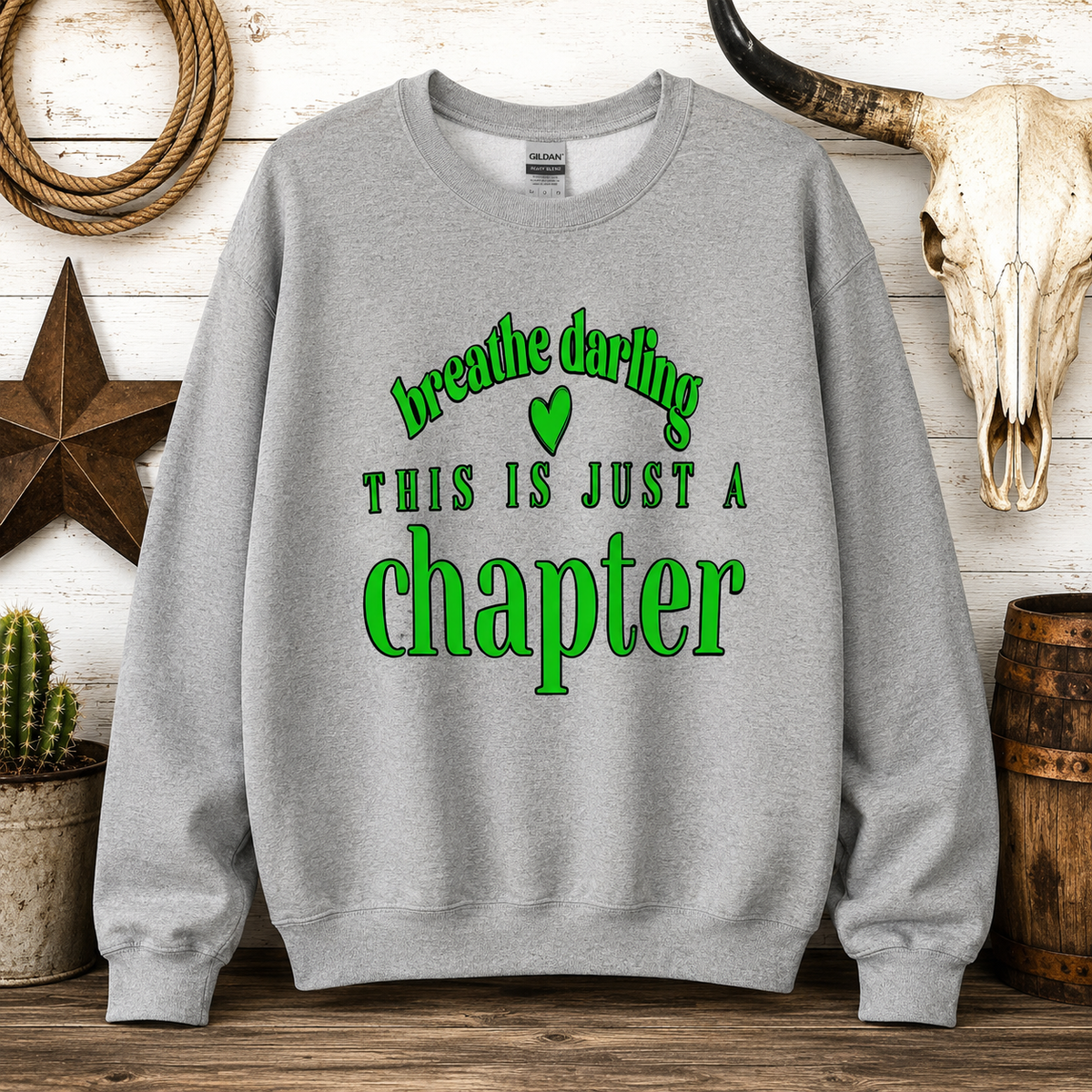 Just a Chapter Graphic Sweatshirt