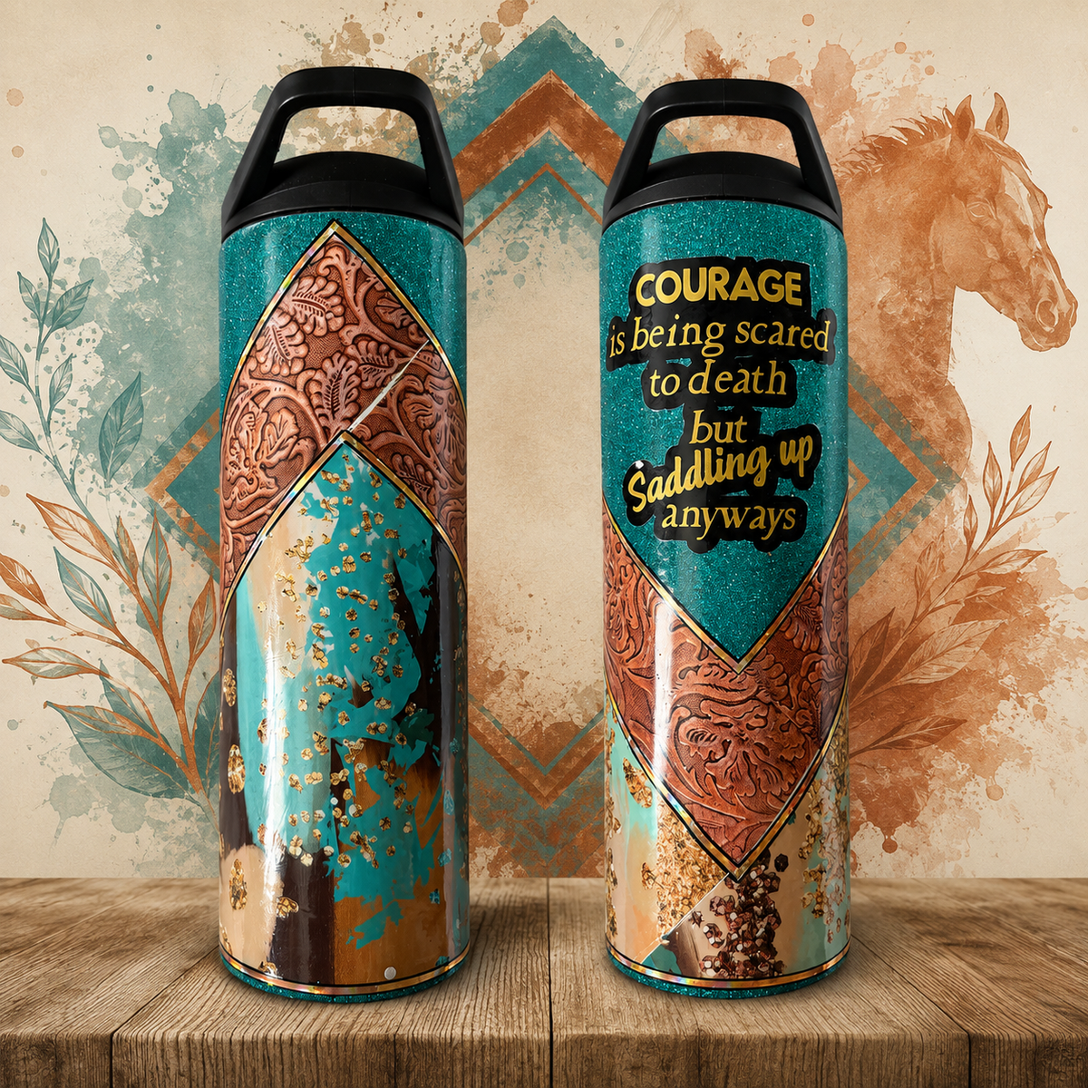 Saddle Up Anyway Western Tumbler