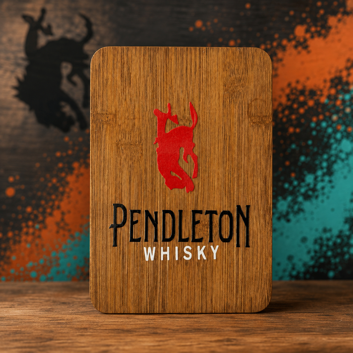 Pendleton Whisky Rodeo Bamboo Cutting Board