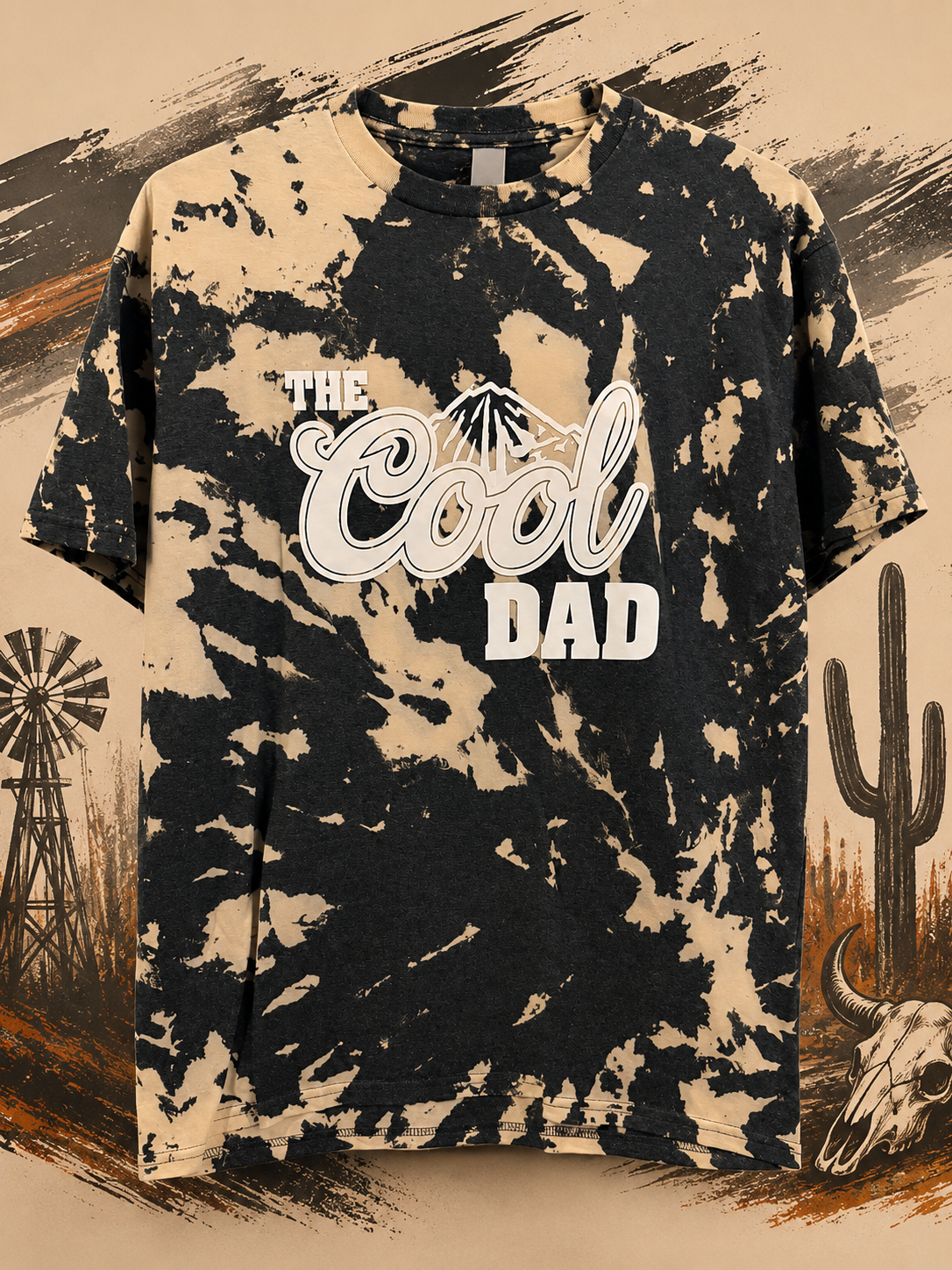 The Cool Dad Bleached Graphic Tee