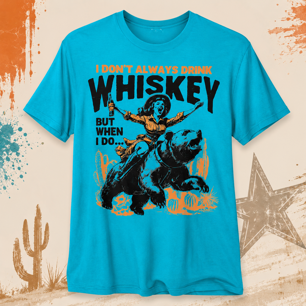 Whiskey When I Do Western Graphic Tee