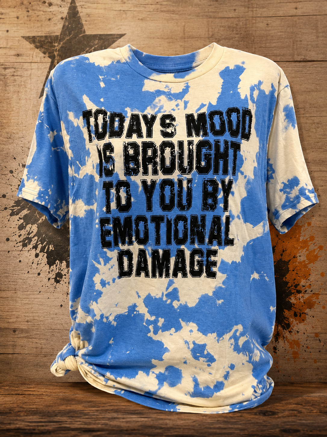 Emotional Damage Mood Bleached Tee