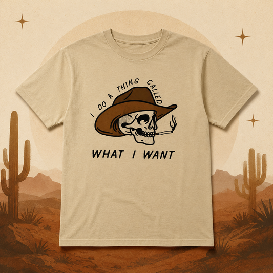 I Do What I Want Kids Tee
