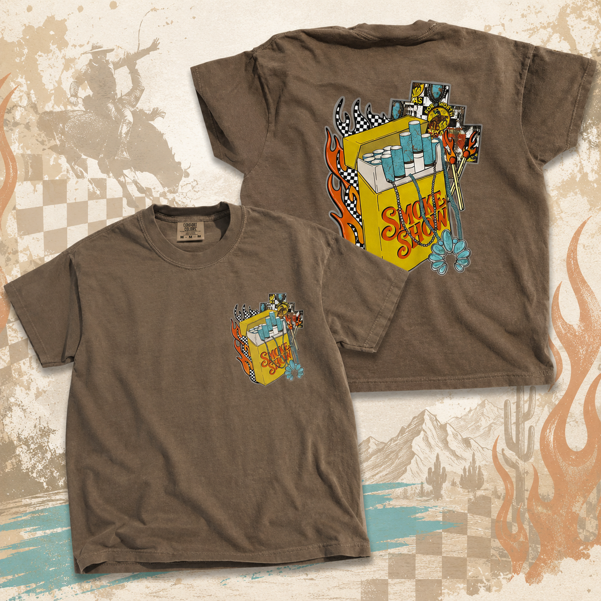 Smoke Show Western Tee