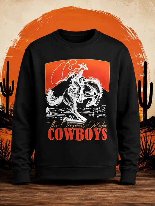Original Rodeo Cowboys Black Sweatshirt