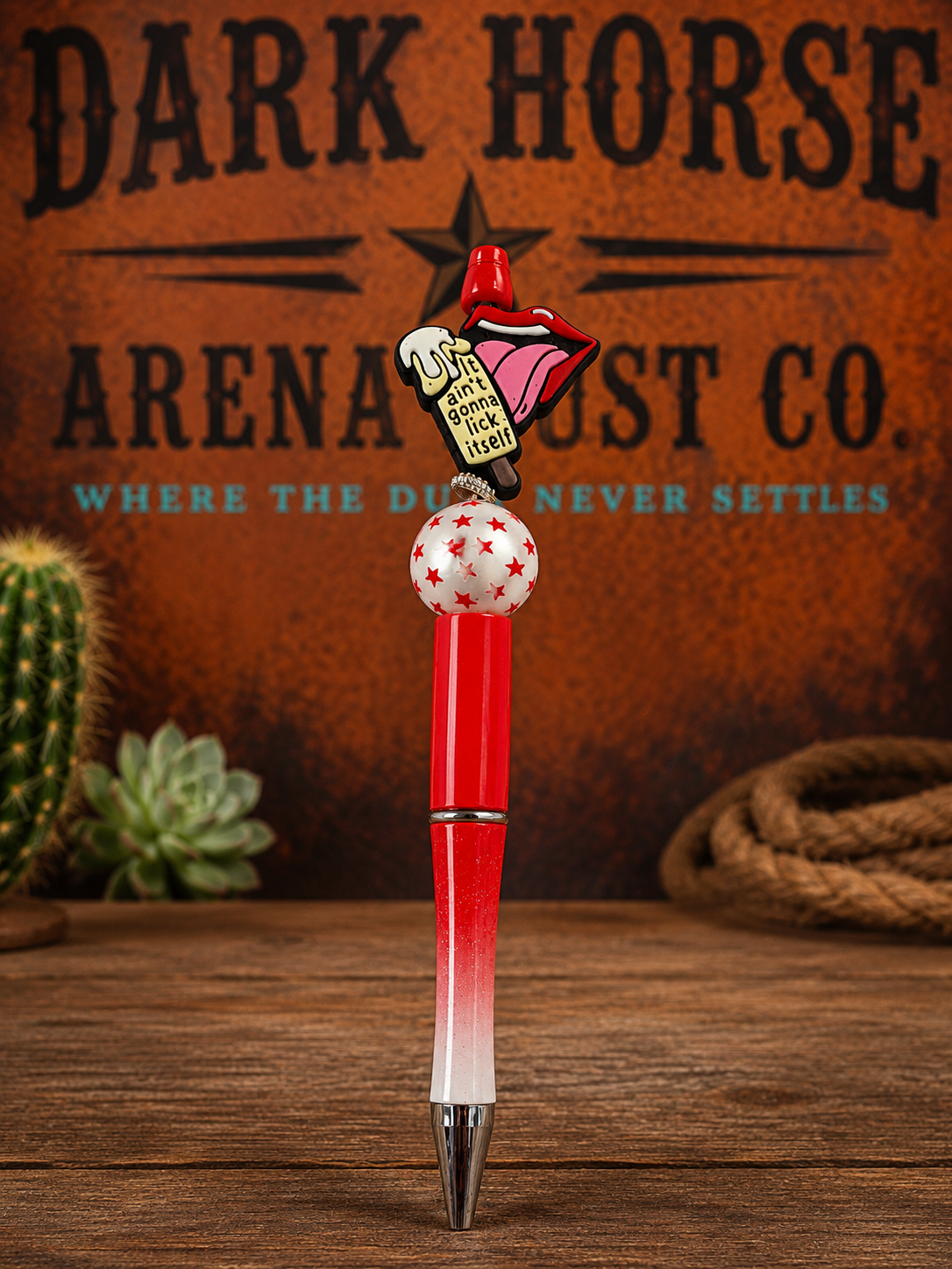 Ain't Gonna Lick Itself Beaded Pen