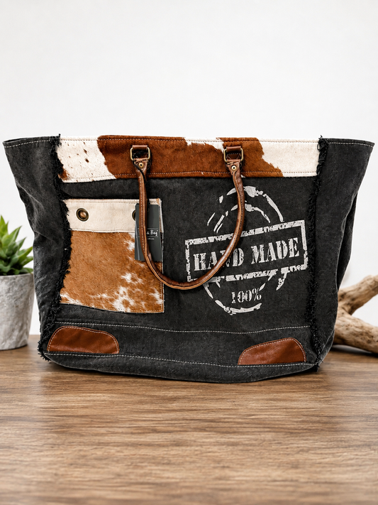 Ranch Made Cowhide Weekender Bag