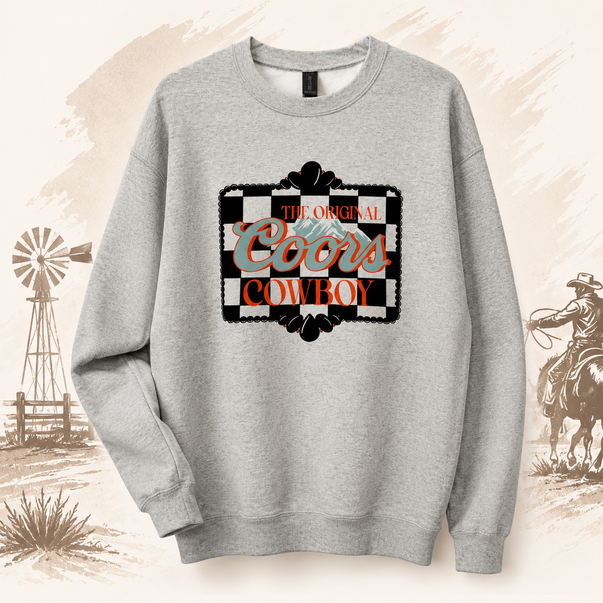 The Original Coors Cowboy Sweatshirt