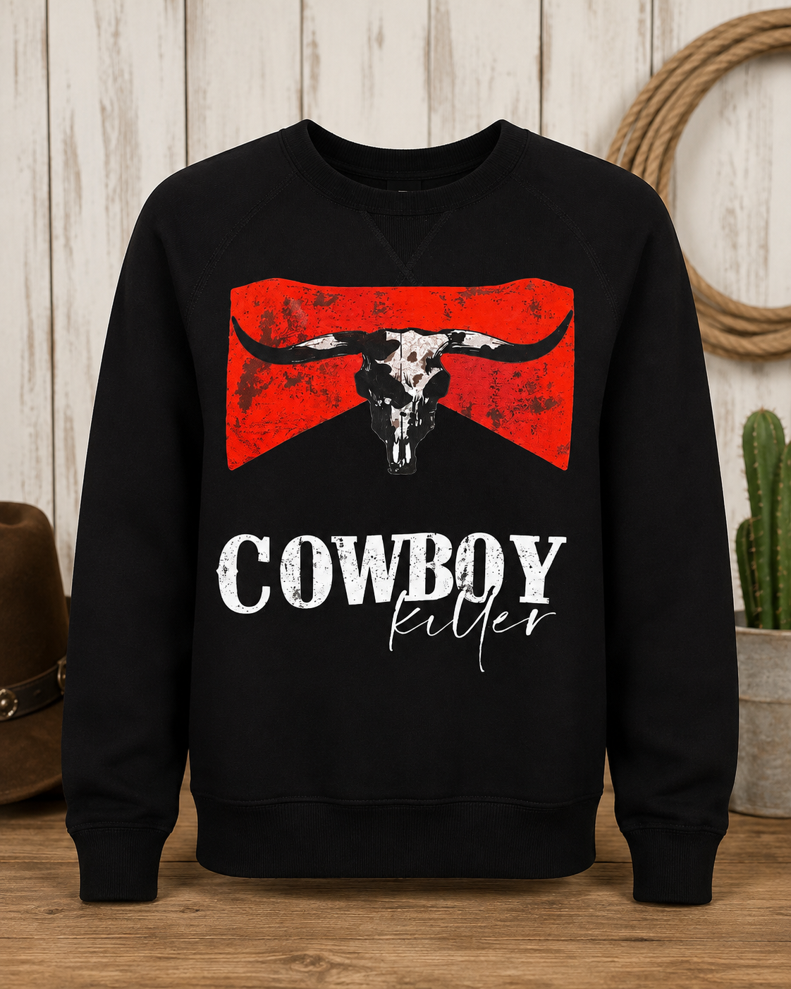 Cowboy Killer Black Sweatshirt