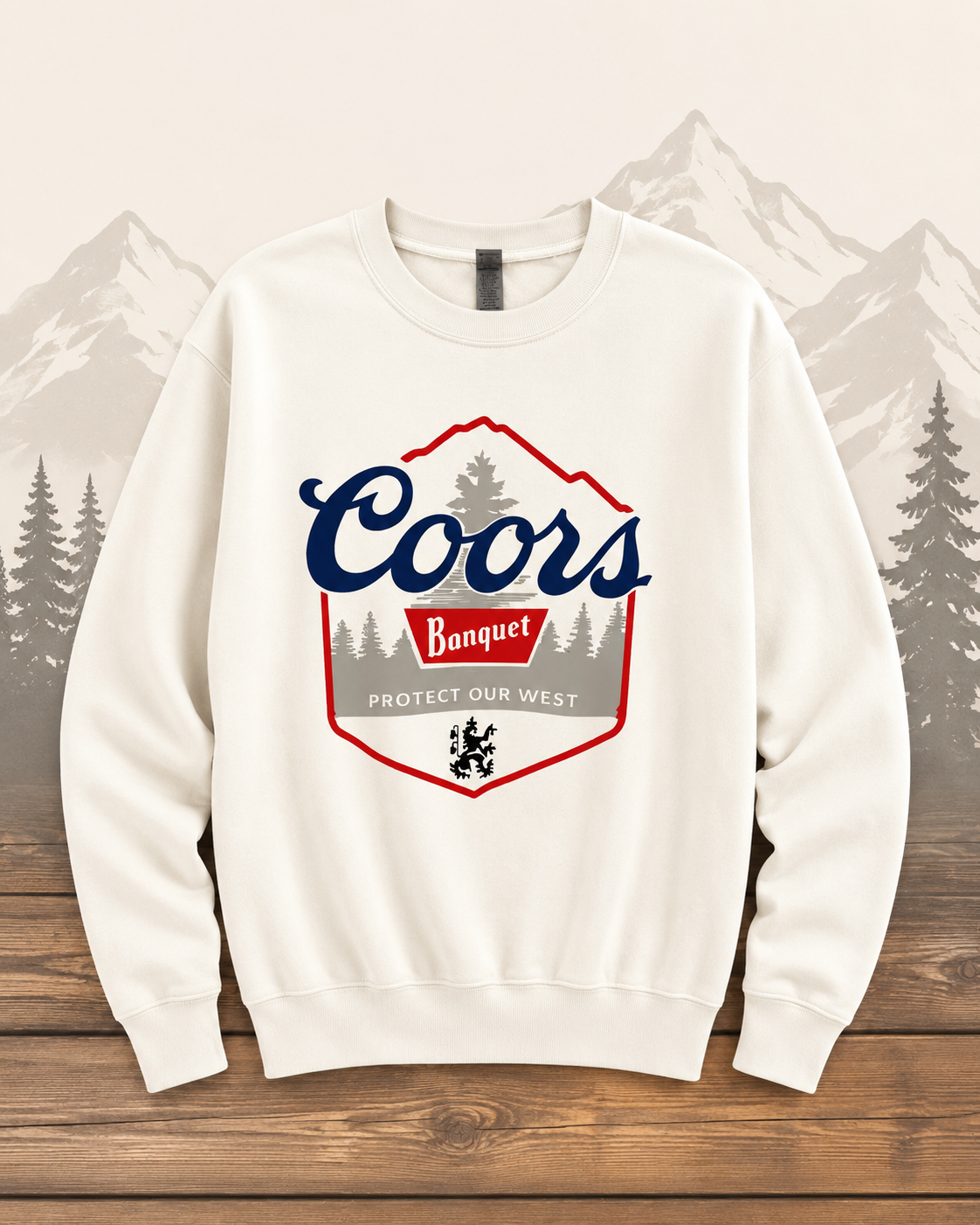 Protect Our West White Sweatshirt