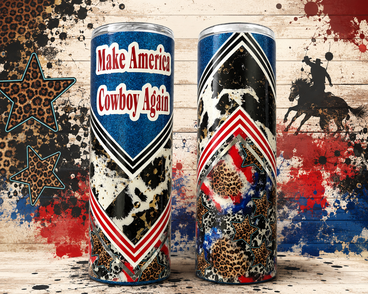 Make America Cowboy Again Tumbler