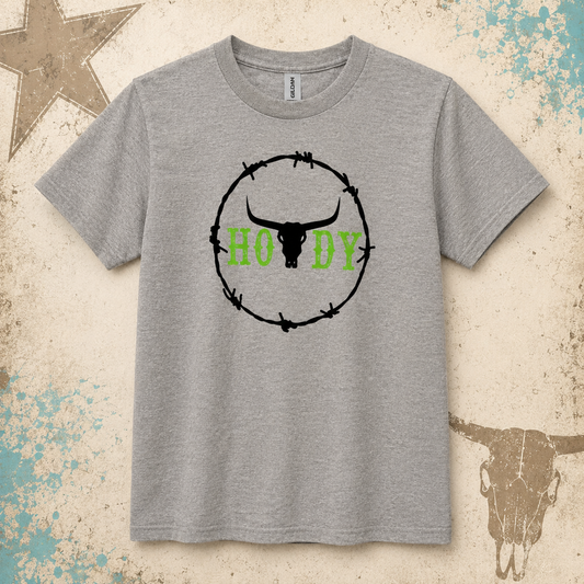 Howdy Longhorn Kids Tee