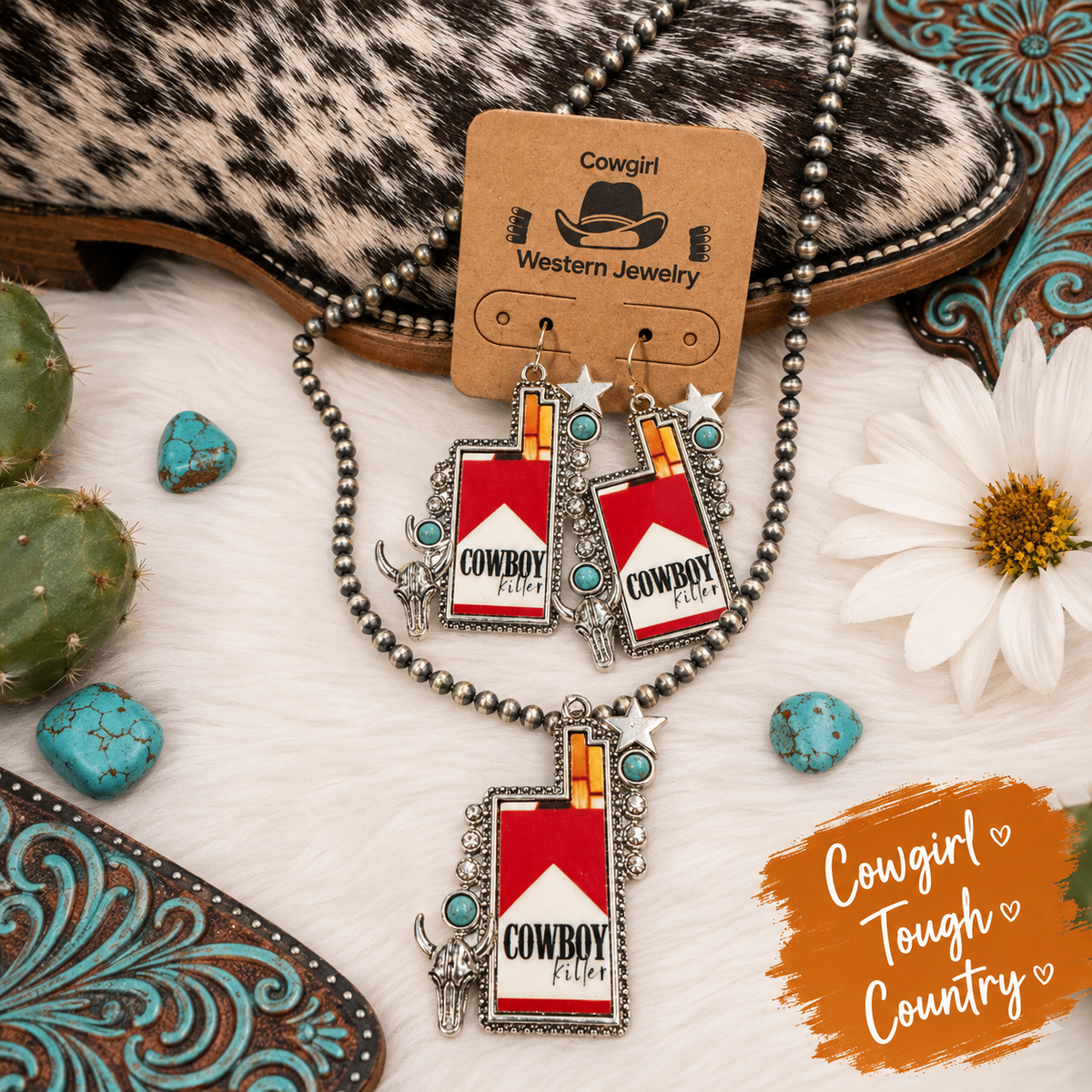 Cowboy Killer Western Jewelry Set