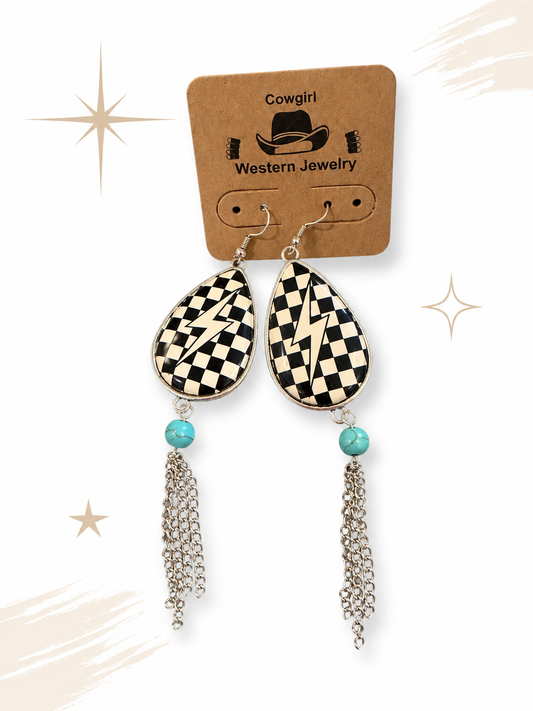 High Voltage Cowgirl Earrings