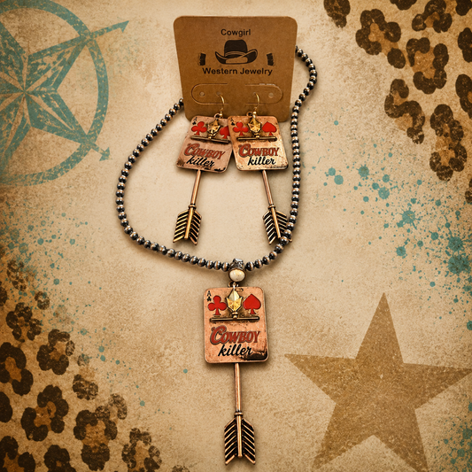 Deadly Draw Cowboy Killer Jewelry Set