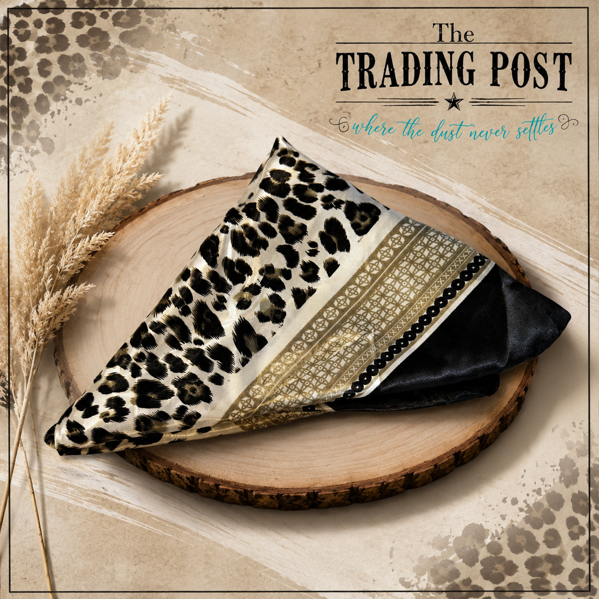 Wild Side Leopard Silk Scarf