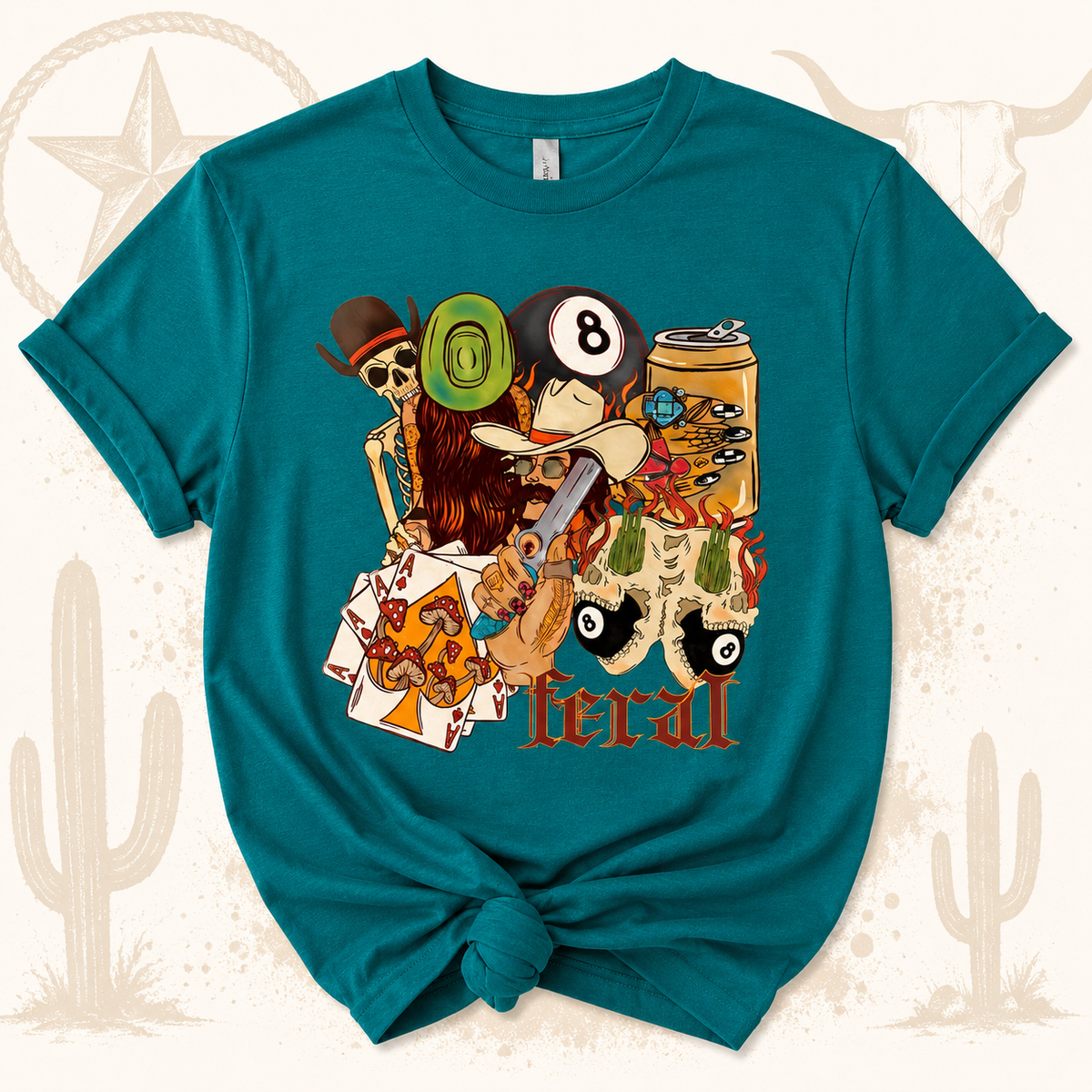 Wild Card Western Graphic Tee