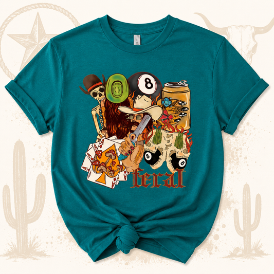Wild Card Western Graphic Tee