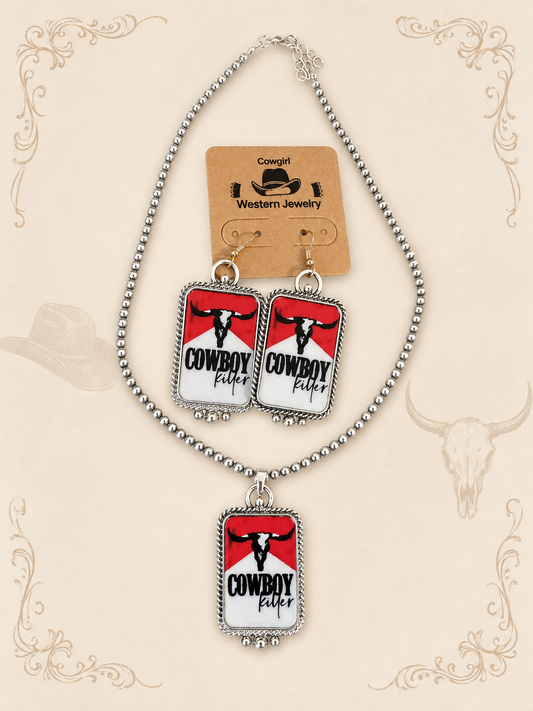 Wanted: Cowboy Killer Jewelry Set