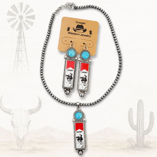 Smoke Show Cowboy Jewelry Set