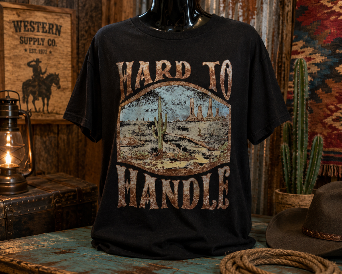 Hard to Handle Western Graphic Tee