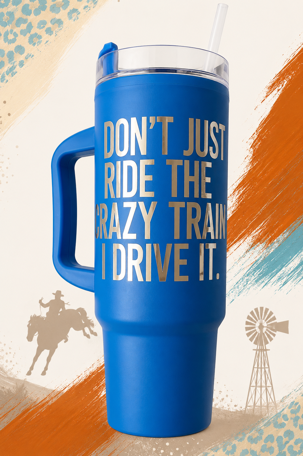 Crazy Train Driver Tumbler