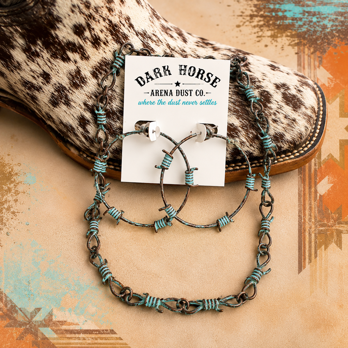 Barbed & Turquoise Jewelry Set