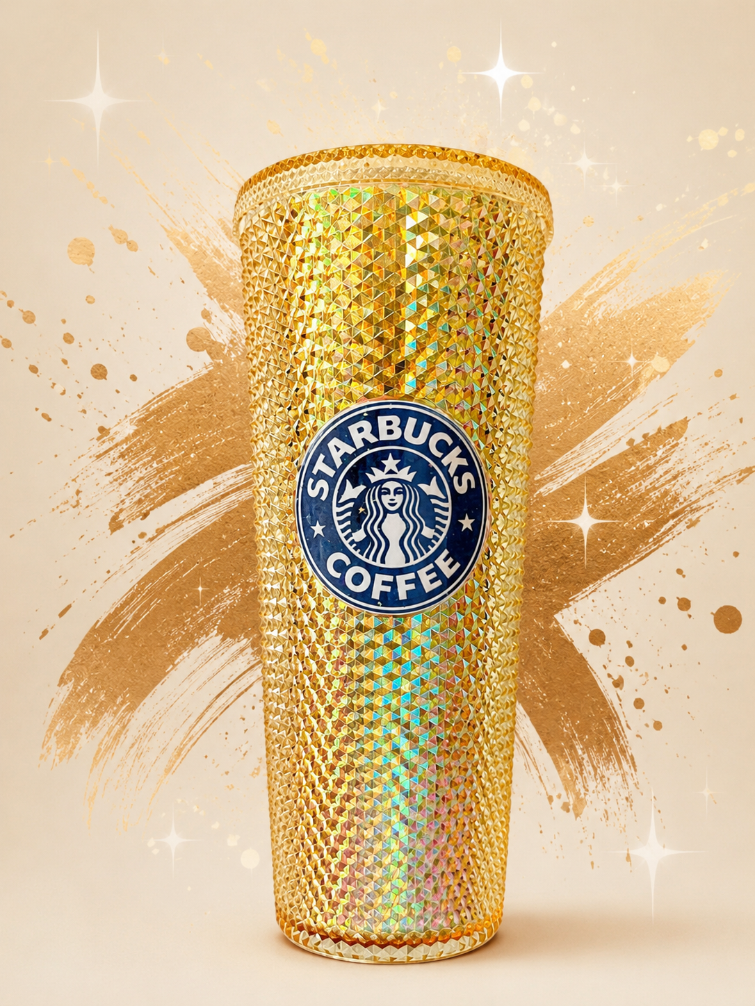 Golden Hour Coffee Studded Tumbler