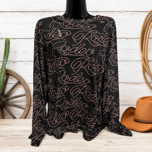 Rodeo Rope Script Mesh Top