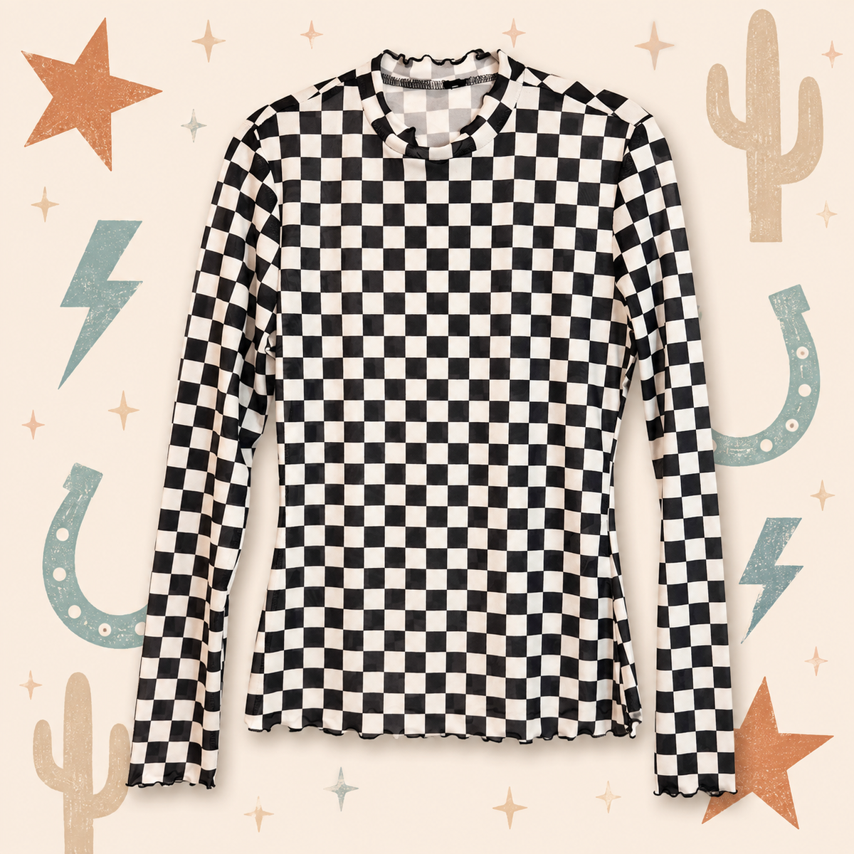 Checkered Chaos Mesh Top