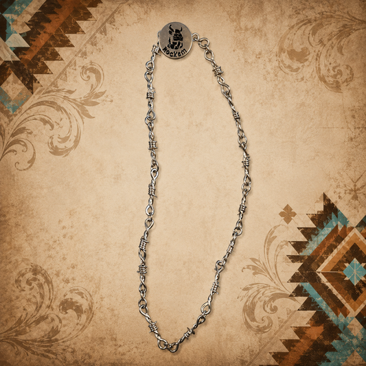 Caught in the Wire Western Necklace
