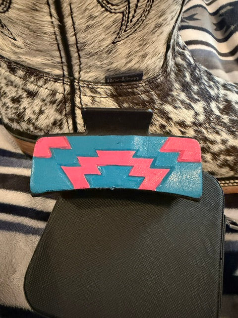 Turquoise Sunset Western Hair Claw