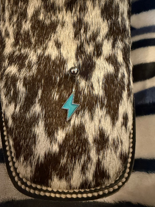 Turquoise Strike Belly Ring