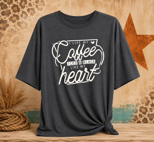 Iced & Black Like My Heart Graphic Tee