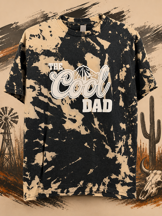 The Cool Dad Bleached Graphic Tee