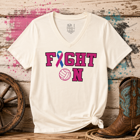 Fight On Volleyball Awareness Tee