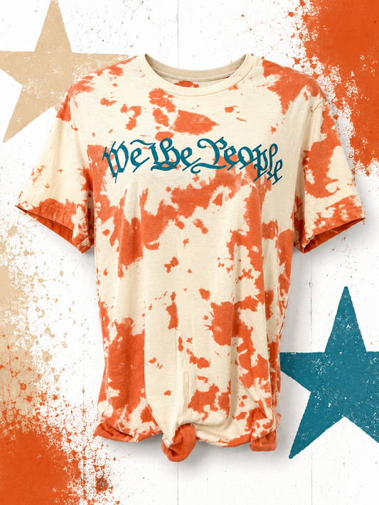 We the People Bleached Graphic Tee