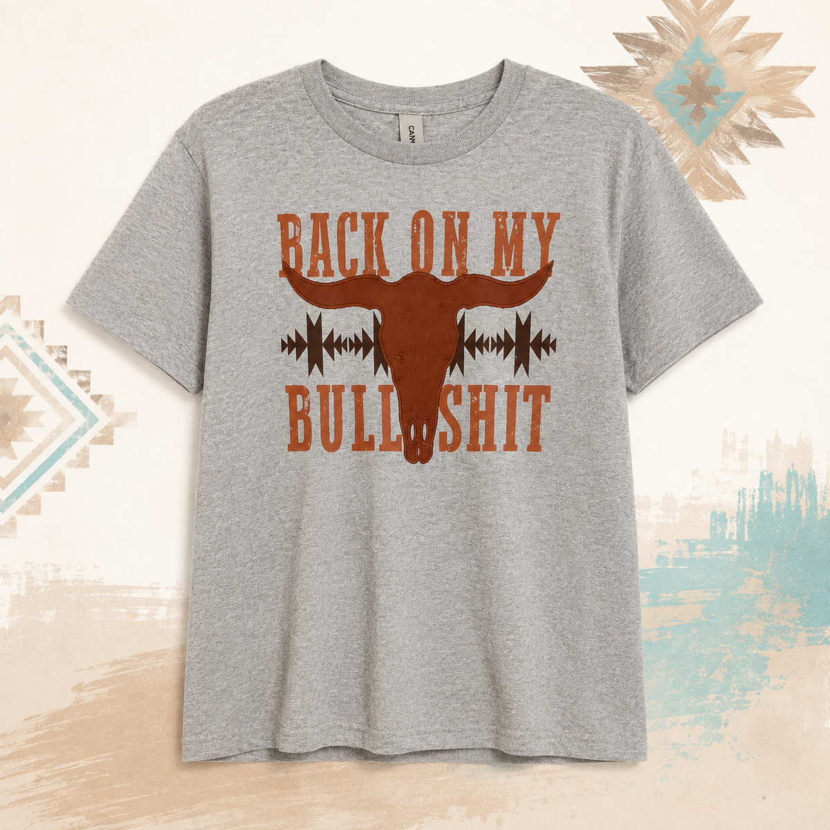 Back on My Bullshit Youth Western Tee